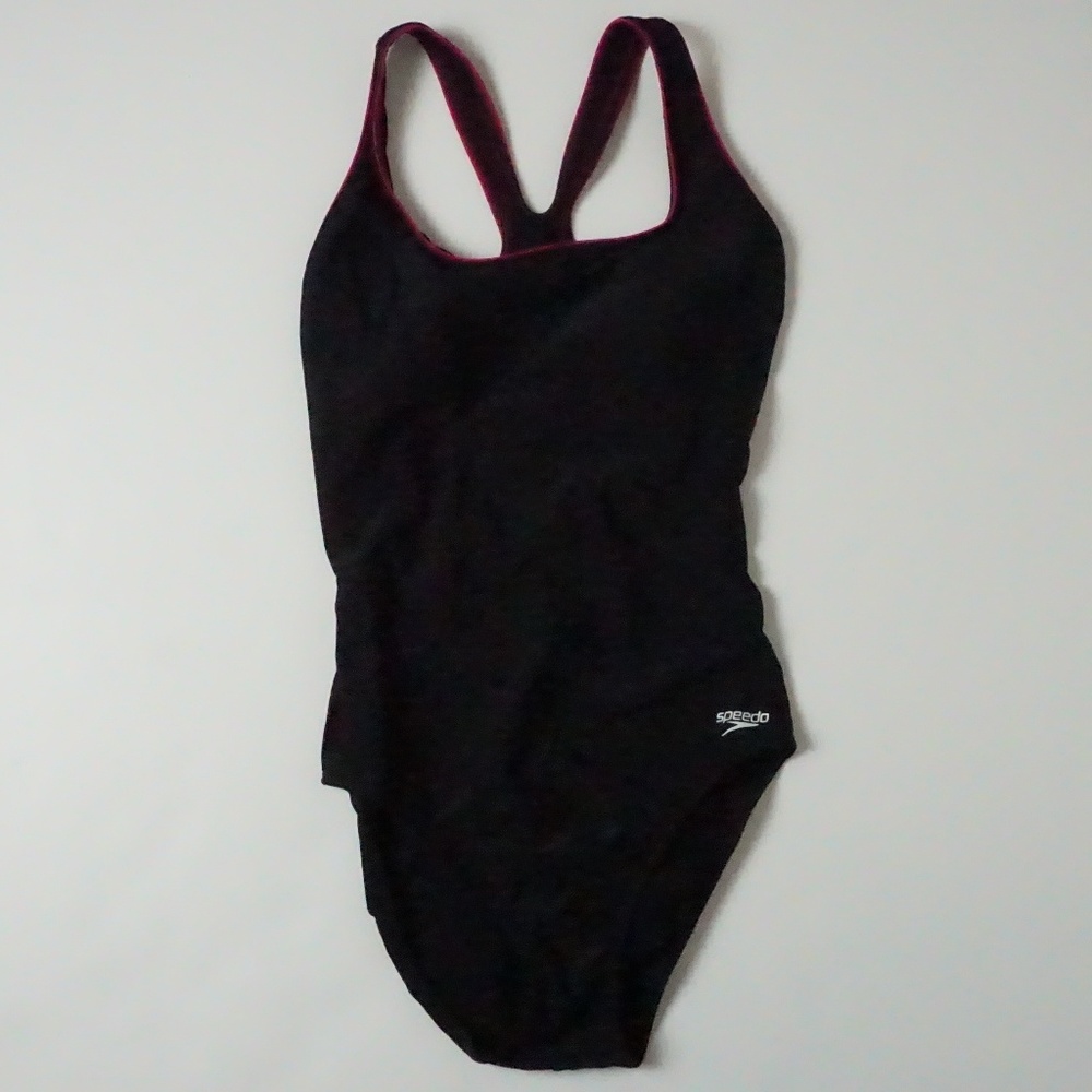 Speedo One Piece Swimsuit 8 Black